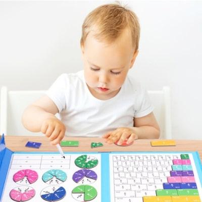 Planche d'Activité Montessori  EasyFraction™️ – Ma FamilyDen