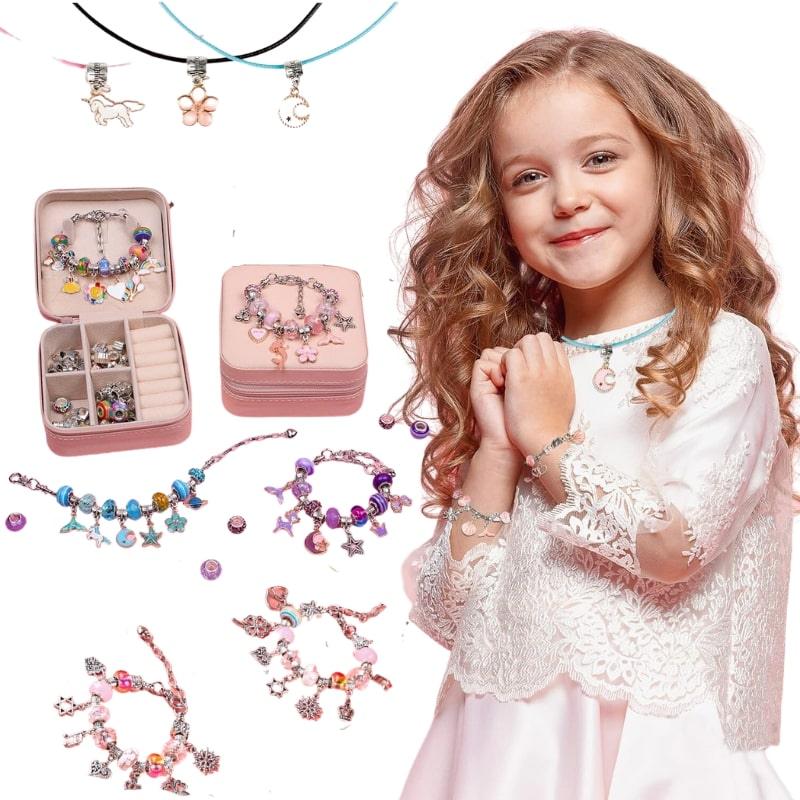 Ensemble de Bijoux | CharmCraft™ Kit Créatif de breloques - Ma FamilyDen