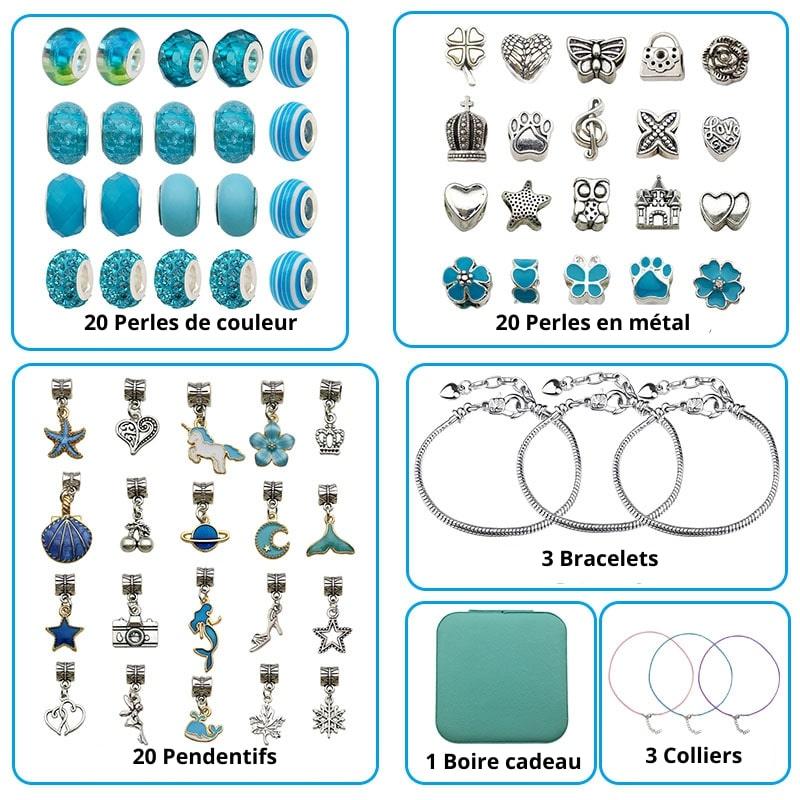 Ensemble de Bijoux | CharmCraft™ Kit Créatif de breloques - Ma FamilyDen