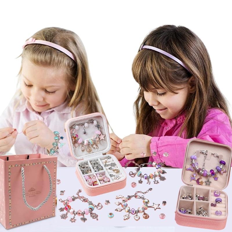 Ensemble de Bijoux | CharmCraft™ Kit Créatif de breloques - Ma FamilyDen