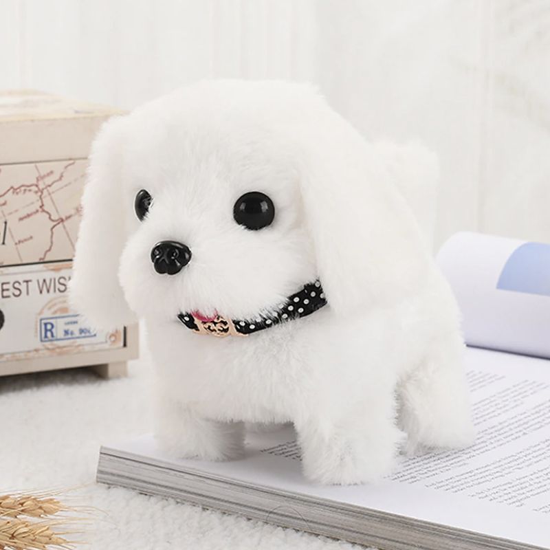 Peluche-chien-Labrador-Blanc