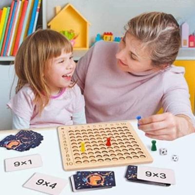 Planche d'activités | MathBoard™ Planche de multiplication et addition Montessori - Ma FamilyDen