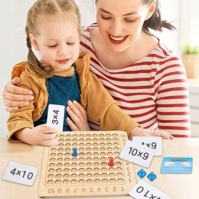 Planche d'activités | MathBoard™ Planche de multiplication et addition Montessori - Ma FamilyDen