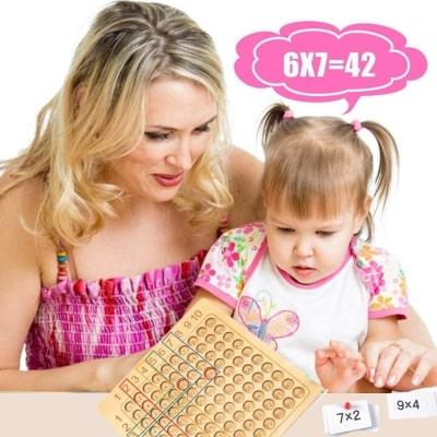 Planche d'activités | MathBoard™ Planche de multiplication et addition Montessori - Ma FamilyDen