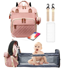 Charger l&#39;image dans la galerie, sac-a-langer-bebe-rose-Luxuria
