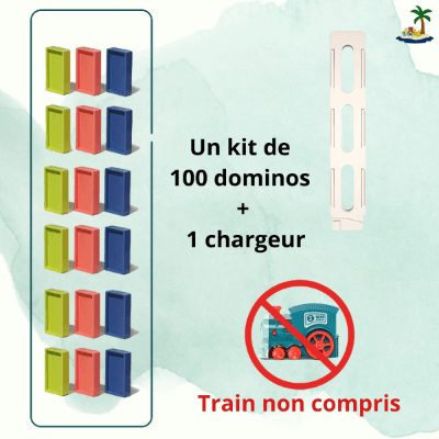 Tchoo-Tchoo™️ | Train à Dominos automatique - Ma FamilyDen